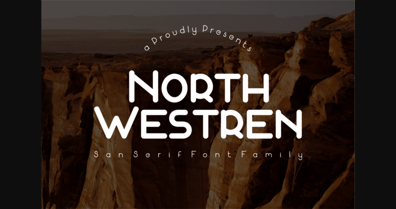 North Westren Font Poster 3