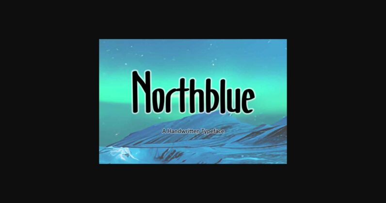 Northblue Font Poster 3