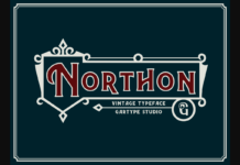 Northon Font Poster 1
