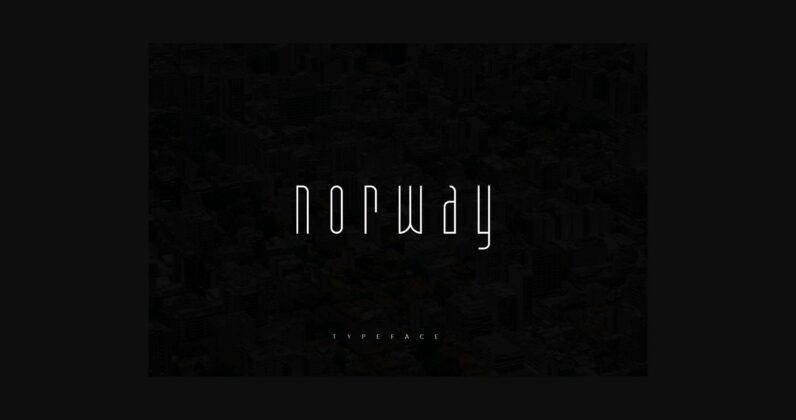 Norway Font Poster 3