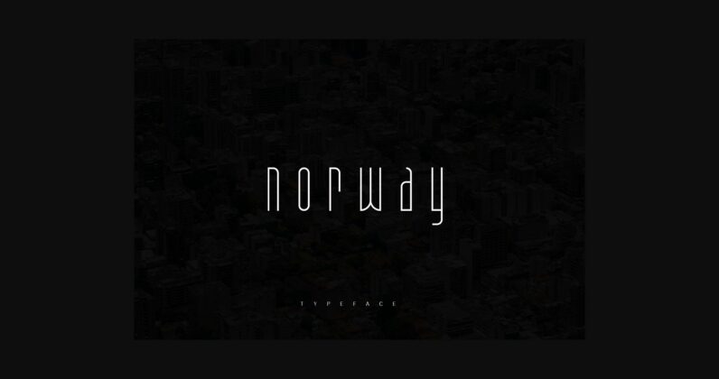 Norway Font Poster 3