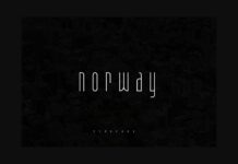 Norway Font Poster 1