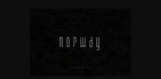 Norway Font Poster 1
