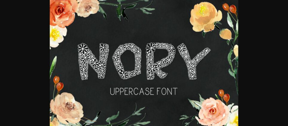 Nory Font Poster 3