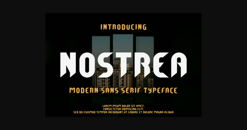 Nostrea Font Poster 3