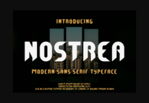 Nostrea Font Poster 1