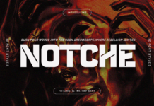 Notche Font Poster 1