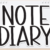 Note Diary Font