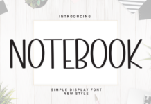 Notebook Font Poster 1