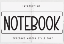 Notebook Font Poster 1