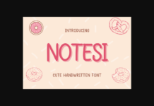 Notesi Font Poster 1