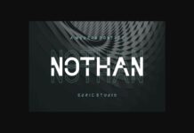 Nothan Font Poster 1