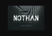 Nothan Font Poster 1