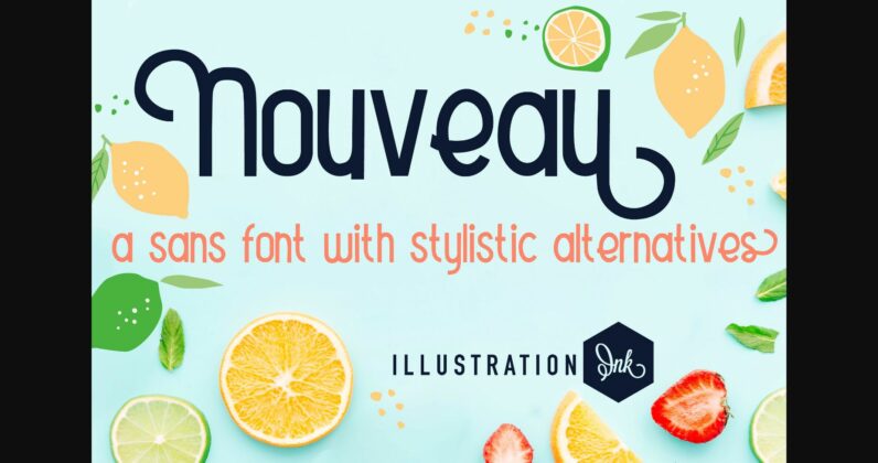 Nouveau Font Poster 1