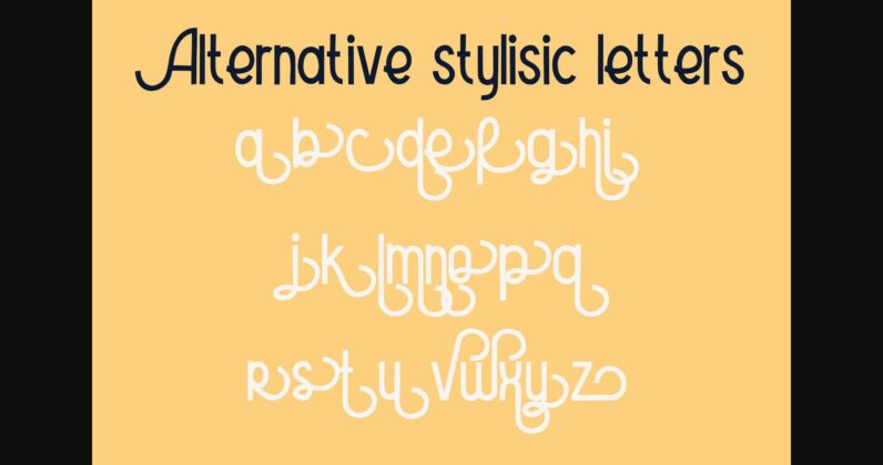 Nouveau Font Poster 4
