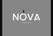 Nova Font Poster 1