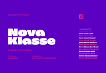 Nova Klasse Font Poster 1