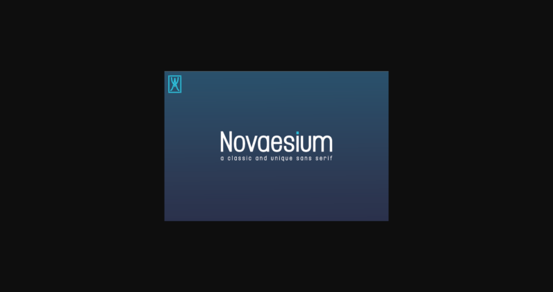 Novaesium Font Poster 3