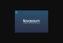 Novaesium Font Poster 1