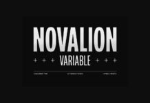 Novalion Font Poster 1