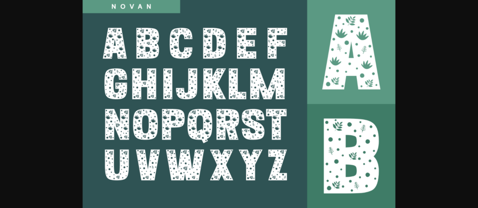 Novan Duo Font Poster 5