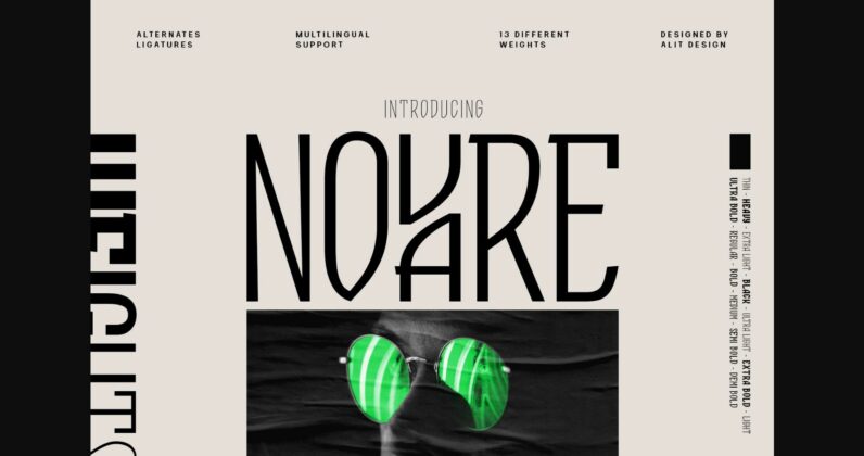 Novare Font Poster 3