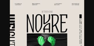 Novare Font Poster 1