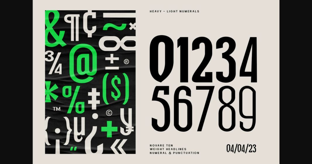 Novare Font Poster 8
