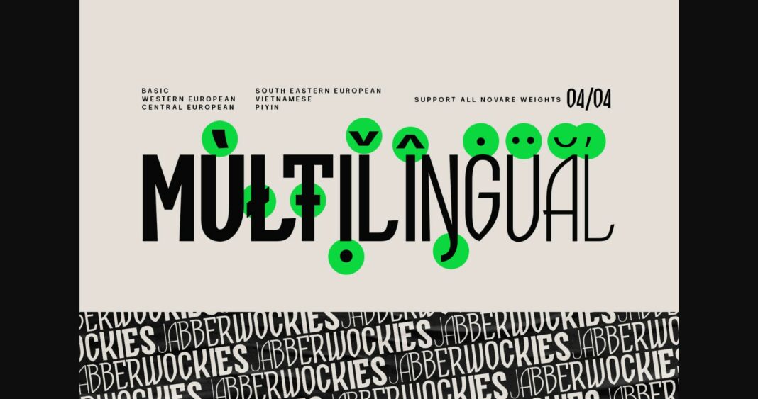 Novare Font Poster 9