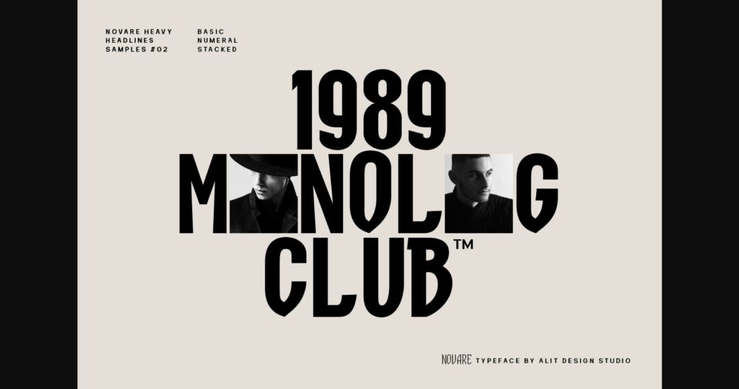 Novare Font Poster 10