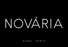 Novaria Font Poster 1