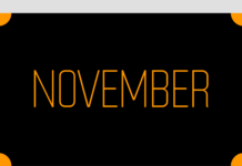 November Font Poster 1