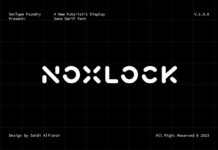 Noxlock Font Poster 1