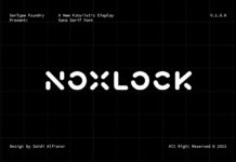 Noxlock Font Poster 1