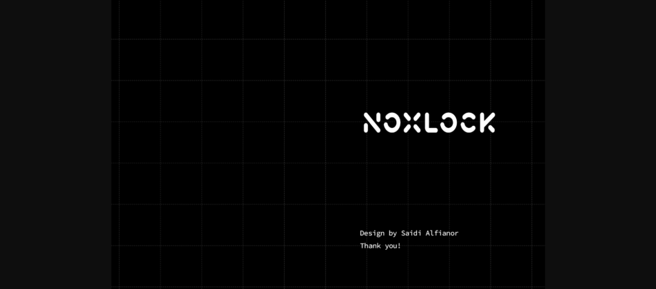 Noxlock Font Poster 9