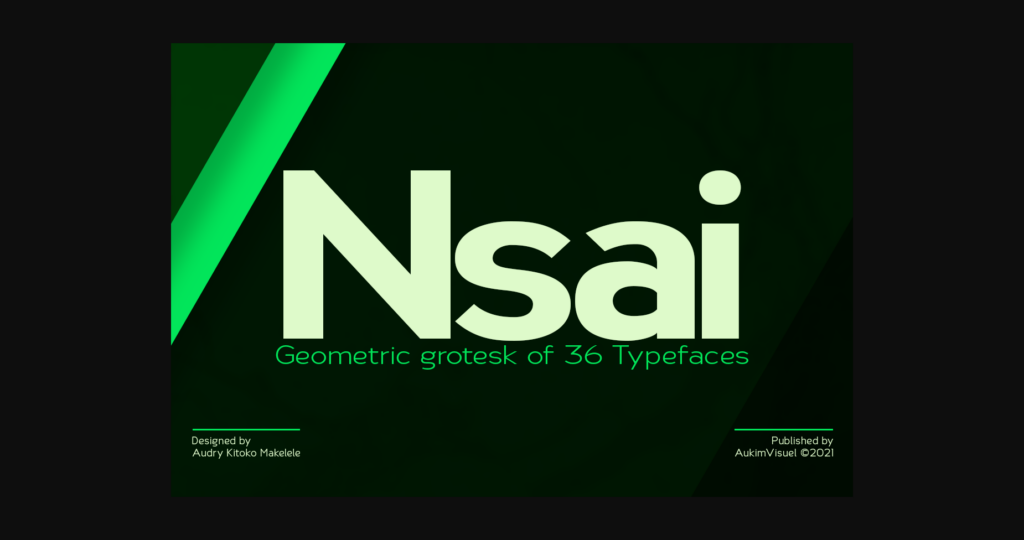 Nsai Font Poster 3