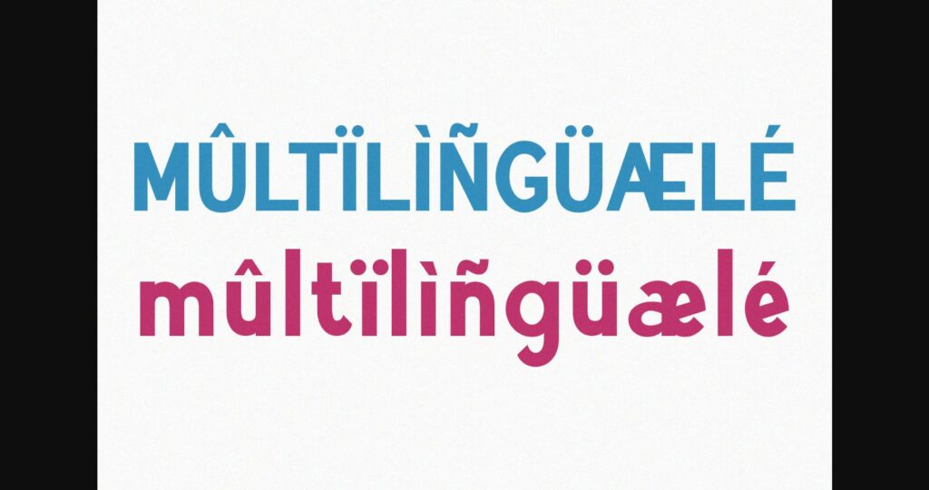 Numplher Font Poster 8