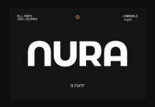 Nura Font Poster 1