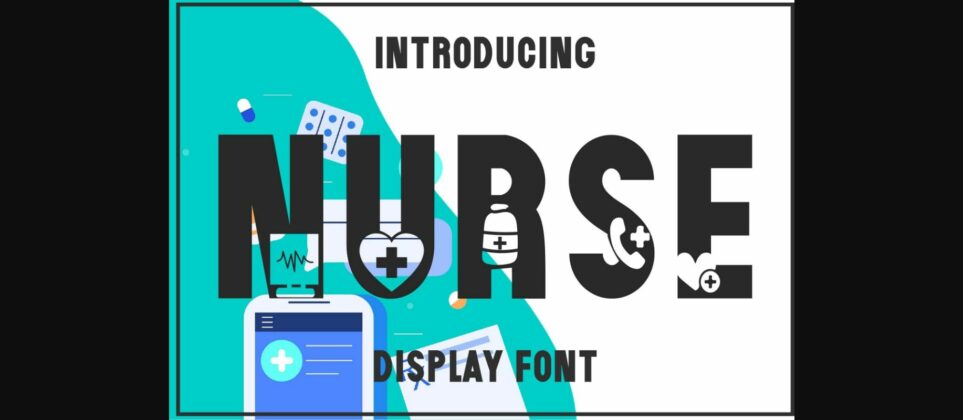 Nurse Font Poster 3