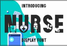 Nurse Font Poster 1