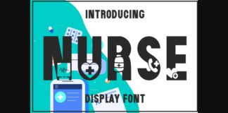 Nurse Font Poster 1