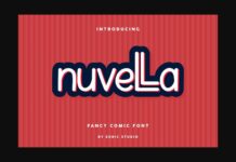 Nuvella Font Poster 1