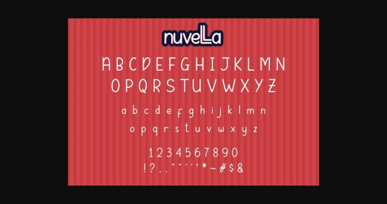 Nuvella Font Poster 6