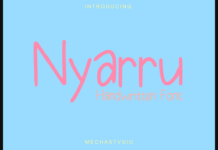 Nyarru Font Poster 1