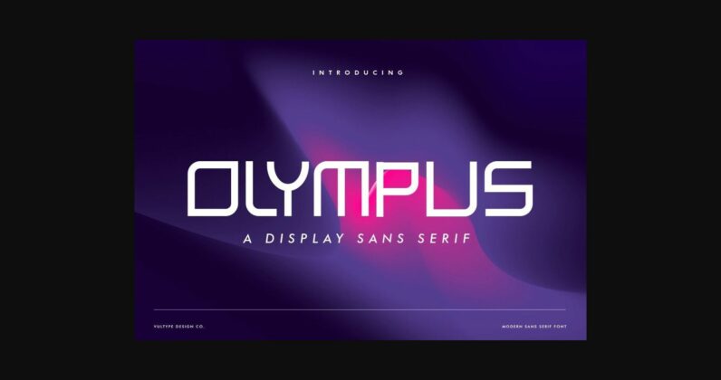 Olympus Font Poster 3