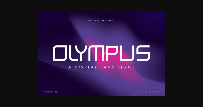 Olympus Font Poster 1