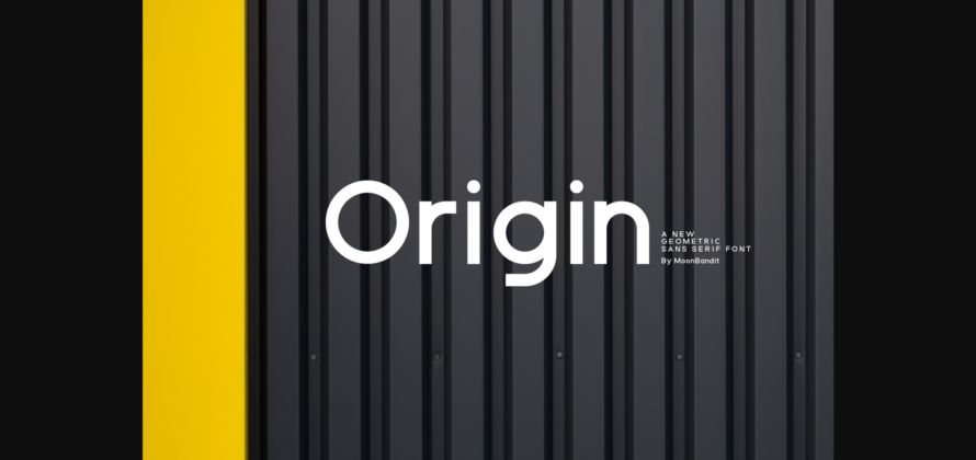 Origin Font Poster 3