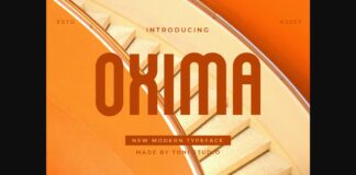 Oxima Font Poster 1