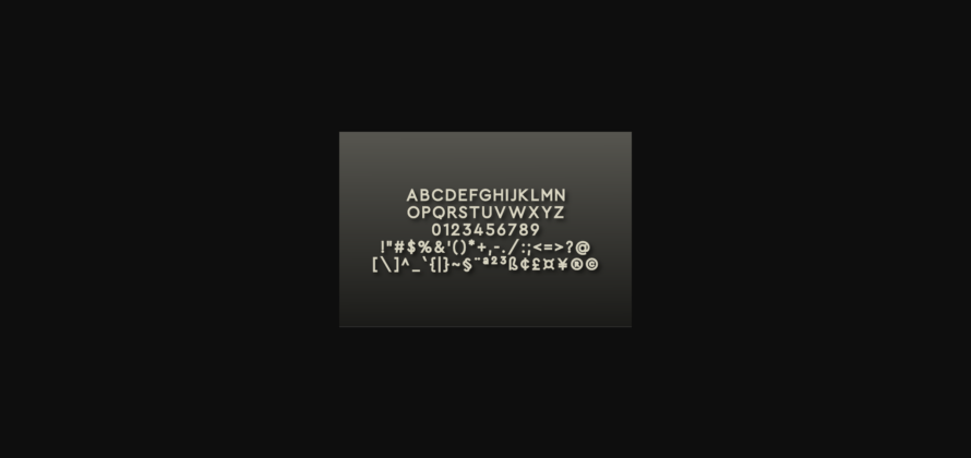Oatfild Font Poster 5