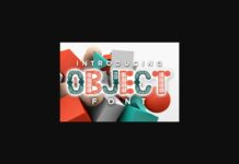 Object Font Poster 1